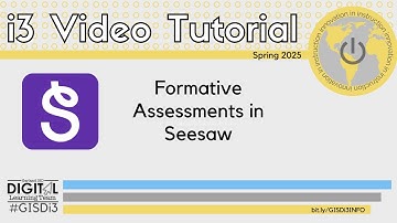 Seesaw Stars Formative Assessments | Sarina Molina | i3 Video Tutorials