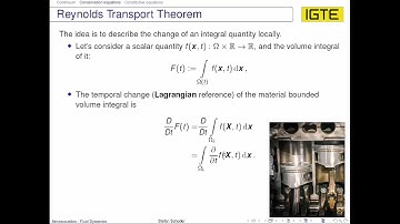 Reynolds Transport Theorem