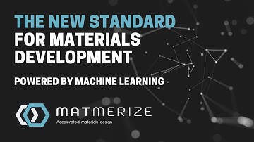 Matmerize: The New Standard for Materials Development
