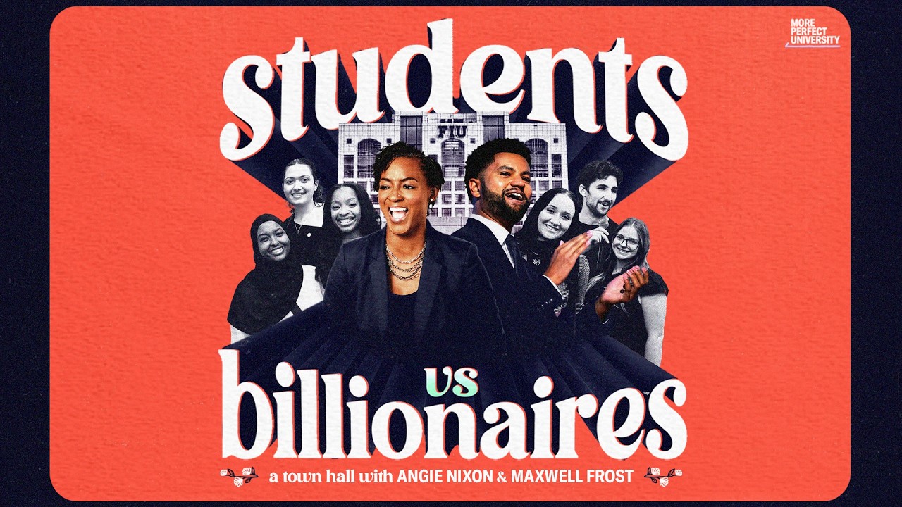 LIVE Students vs Billionaires Town Hall with Angie Nixon & Maxwell Frost