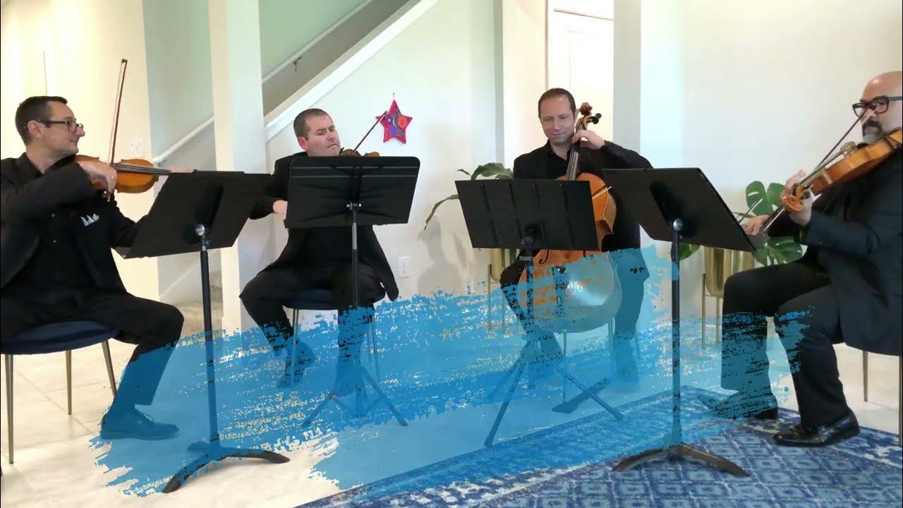 Sunset Strings' quartet performs A Thousand Years YouTube