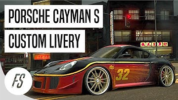 NFS WORLD: Porsche Cayman Custom vinyl totorial