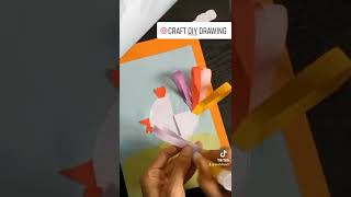 نشاط ورقي سهل جداا للاطفال يساعد علي تنميه المهارات craft paper