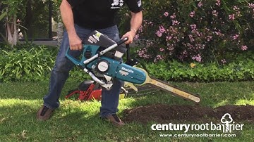 Easy Installation with Handheld Trenchers & Century Root Barrier