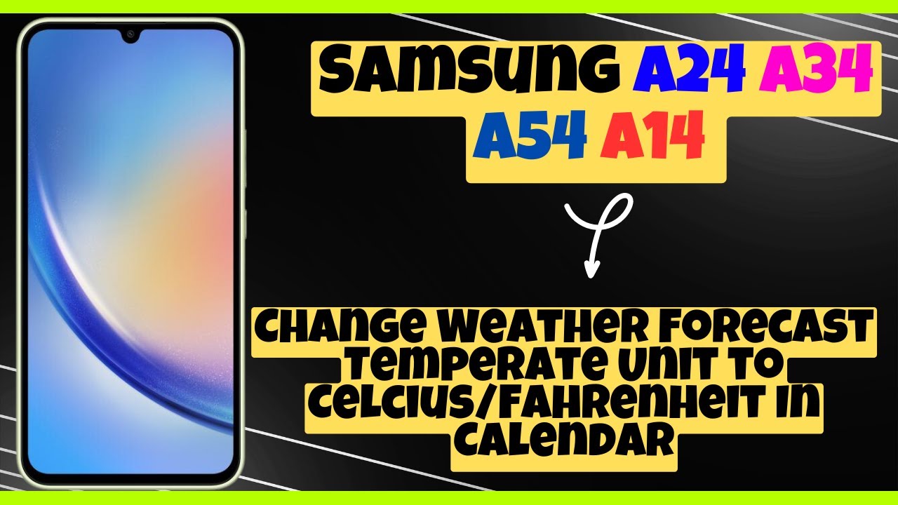 Change Weather Forecast Temperate Unit to Celcius/Fahrenheit In