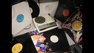 Crusty Magnavox record player and Specialty Records For DJ&#39;s Only!