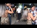 La chava del vestido leopardo se robo todas las miradas -- Asi se debe bailar la cumbia delPescador