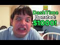 Donating 1000 to small geometry dash streamers