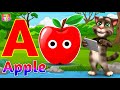 Phonics Song 2 with TWO Words in 3D - A For Apple🍎🍏- ABC Alphabet Songs with Sounds for Children's