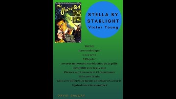 Working on "Stella  by Starlight"