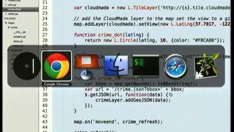 Making interactive maps for the web