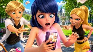 MIRACULOUS : THE PHONE SECRET 😱📱 Adrien’s Hidden Photos EXPOSED in the Park! 💥 | LadyBug Story