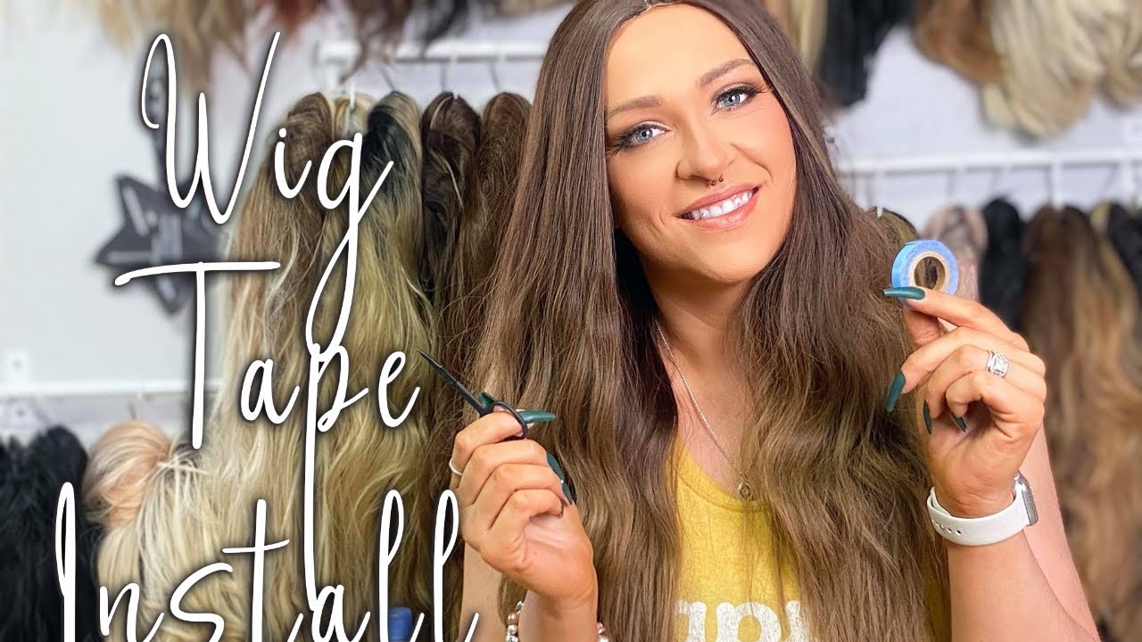 How To Install A Hard Front Wig Wig Tape Install Wig Installation