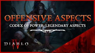 DIABLO 4 - ROGUE OFFENSIVE LEGENDARY ASPECTS - Codex of Power, Diablo IV
