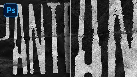 How to Make Grungy Ink Bleed Text Effect in Photoshop