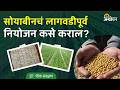 Low Rain Soybean: कमी पावसाच्या दृष्टीने सोयाबीन लागवडीपूर्वी कोणकोणते टप्पे येतात? | Agrowon