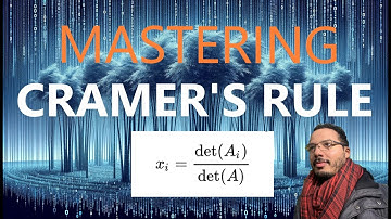 Mastering Cramer