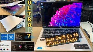 Acer Swift go 14 I Unboxing Acer Swift go 14 SFG14-73-7481 I Intel Core Ultra 7 Processor 155H