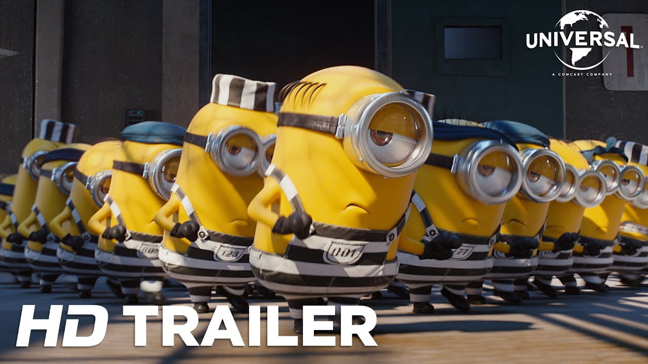 Despicable Me 3: Minions wear prison stripes in the new trailer