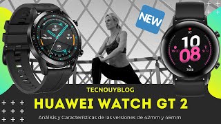 ⌚Huawei Watch GT2 de 42mm y de 46 mm Unboxing Análisis y Características en  Español - YouTube