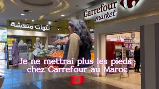 Je n'irais plus chez Carrefour au Maroc où les prix sont très chers. Ballade filmée. VOYAGE