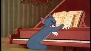 Tom y jerry. cómo tocar el piano en 6 lecciones, por johann strauss.