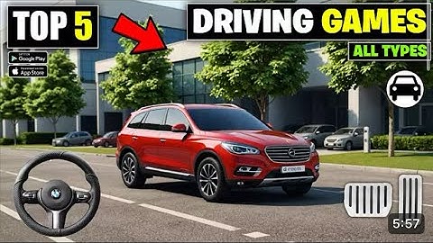Top 5 car parking game for android | which is the best car driving game | car android gameplay #car