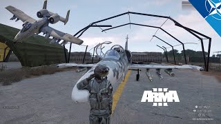 ARMA3 เครื่องบินรบ A-143 buzzard / A-10 Thunderbolt #arma3 #game