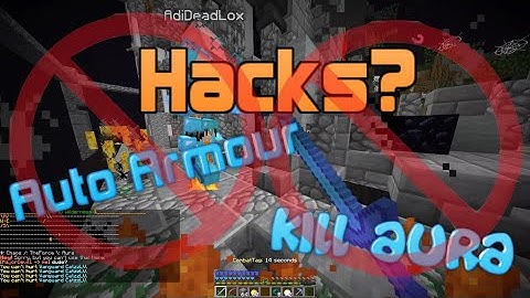 Minecraft Hacker Catching! Kill Aura? AutoArmour?