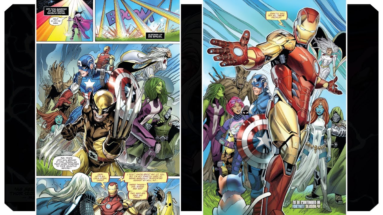 New Marvel Comic Book (Page 9-10) - Fortnite Chapter 2 Season 3