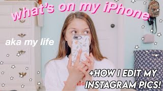 what's on my iPhone 8 plus 2020!