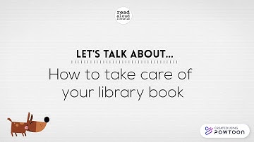 Library Orientation: How to Take Care of Your Library Book - Library Skills for Kids