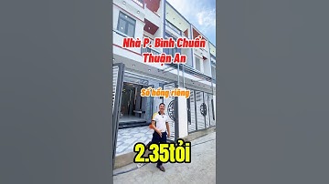 Rẻ - 2,35ty - Nhà mới 1 trệt 1 lầu. Sổ hồng riêng, ngay Nghã 4 Bình Chuẩn. P. Bình Chuẩn, Thuận An