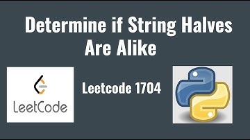 Leetcode 1704. Determine if String Halves Are Alike