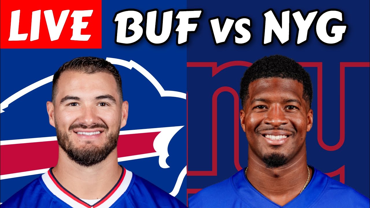 Buffalo Bills vs. New York Giants | NFL Preseason Livestream (Live Reaction)