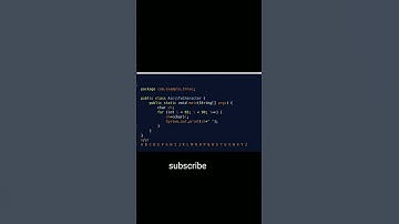 print A to Z alphabet using simple Java program #code #java #programming #developers #shortsvideo