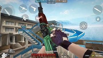 Crossfire Mobile Offline - CSGO Ak47 Fire Serpent Skin - CSGO Mobile - Offline FPS Android Gameplay