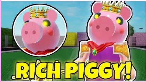 HOW TO GET "RICH PIGGY" BADGE IN PIGGY RP INFECTION ENJOY