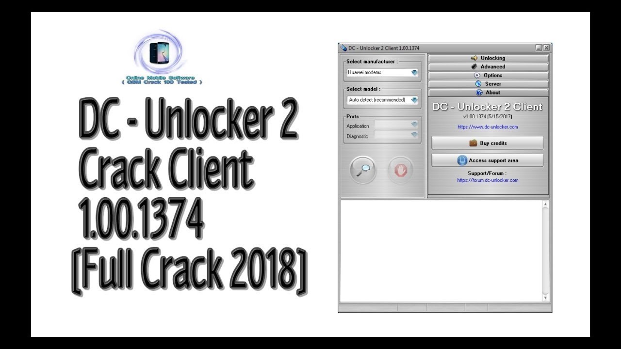 Dc Unlocker 2 Client 1 00 1374 Full Crack 2018 100 Working Youtube