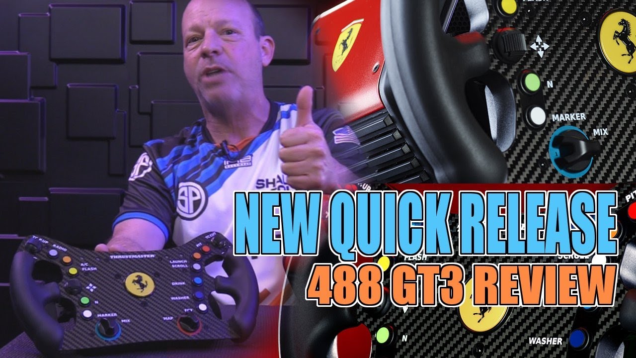 Ferrari 488 GT3ステアリング シムレーシング用 Amazon.com: Thrustmaster Ferrari 488 GT3 Wheel Add-On