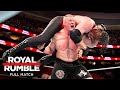 Full match  lesnar vs strowman vs kane  universal title triple threat match royal rumble 2018