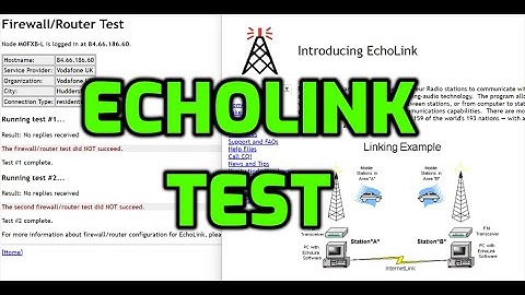 ECHOLINK TESTING