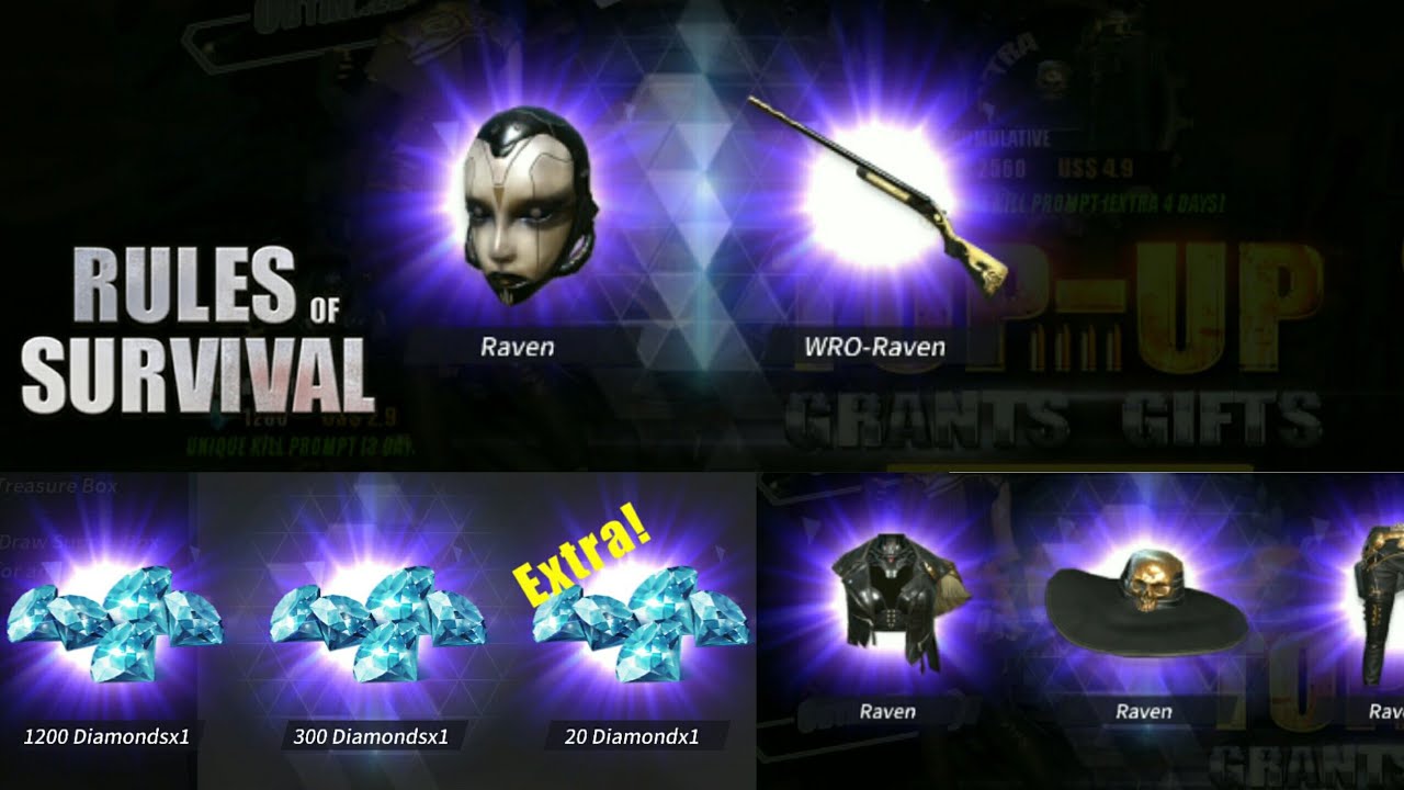 ROS NEW UPDATE/ NEW WRO SKINS- Rules Of Survival