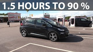 2017 Opel Ampera-e with 153k km charging test