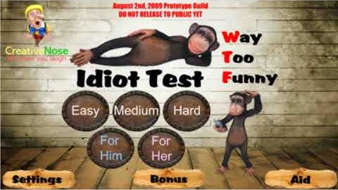 Idiot Test - Way Too Funny: Beta Music Showcase