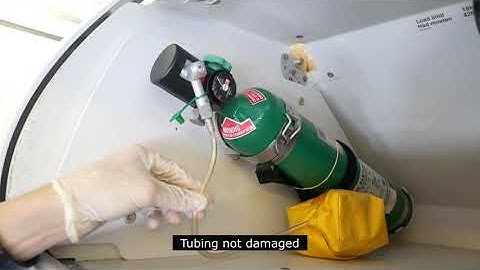 TCPC - Pre Flight Check Portable Oxygen Bottle