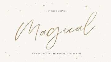 Magical Script Font Font Free Download