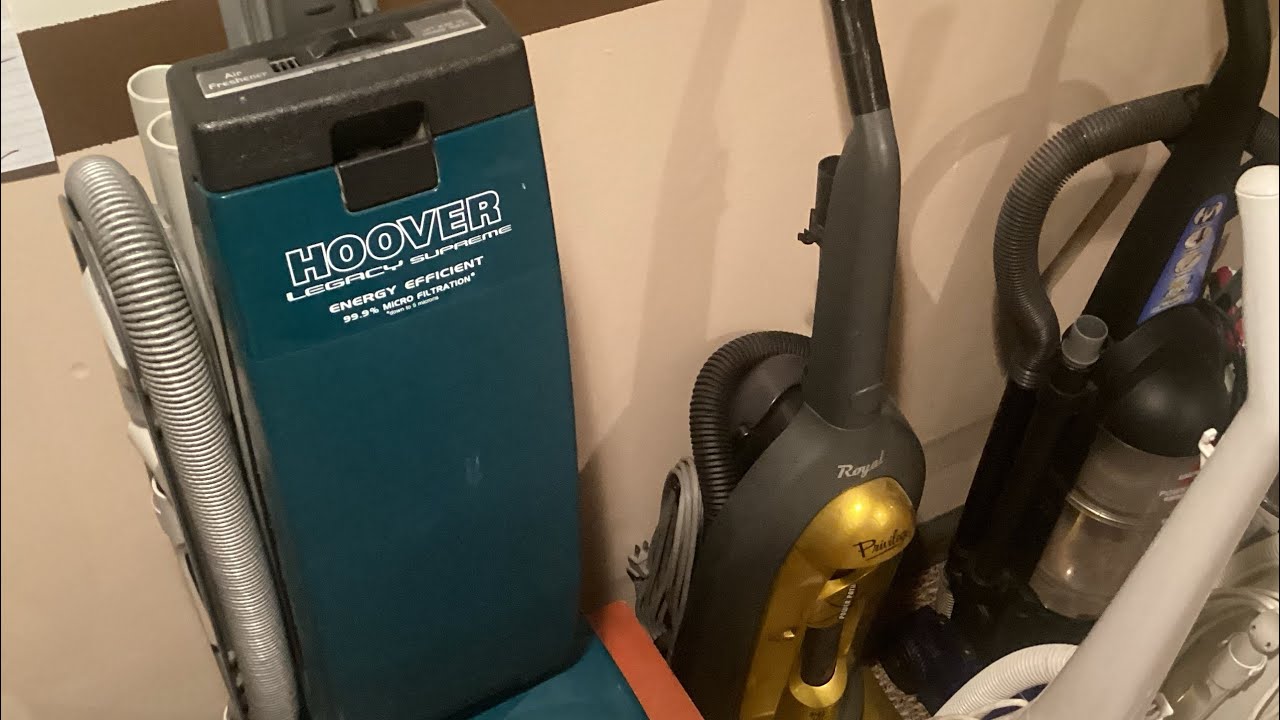 Hoover legacy supreme w/ extra footage of bissell prolite 
