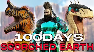 I spent 100 Days in MODDED Scorched Earth!