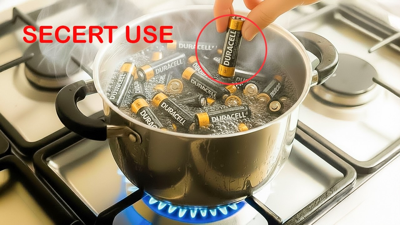 Не выбрасывайте старые батарейки типа АА! Этот простой способ кипячения может оказаться невероятно